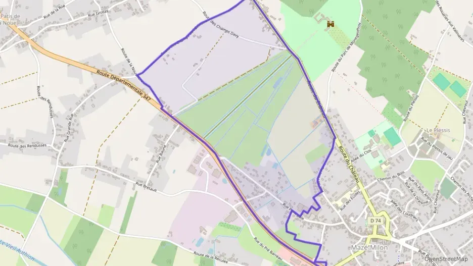 Maison 90 m² trois pièces à vendre à Mazé-Milon