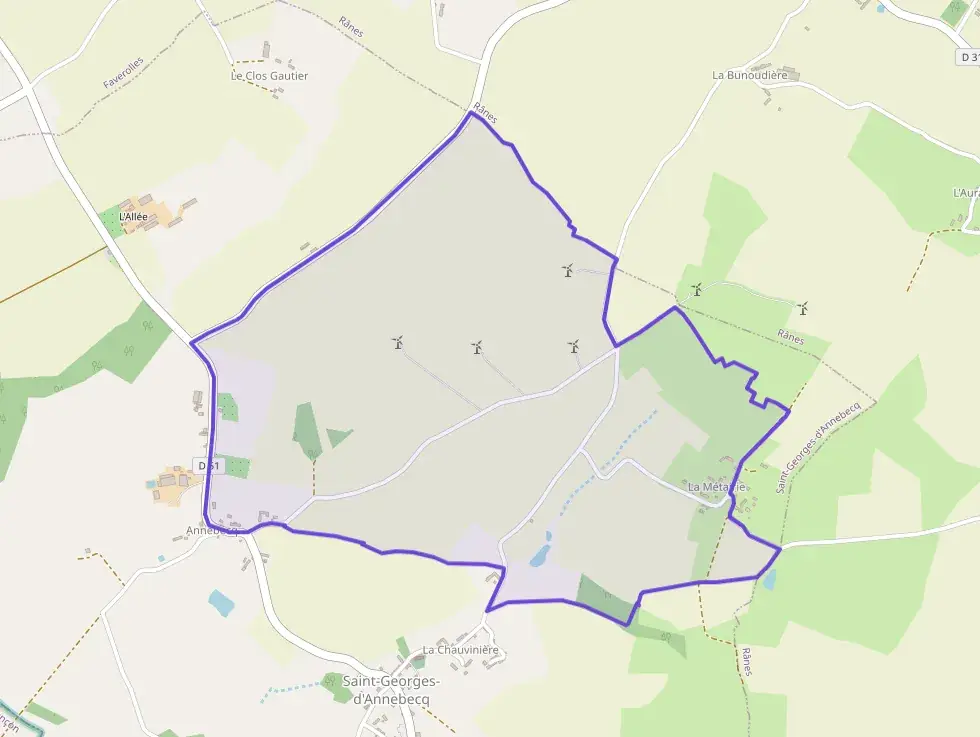 Maison 60 m² trois pièces à vendre à Saint-Georges-d`Annebecq