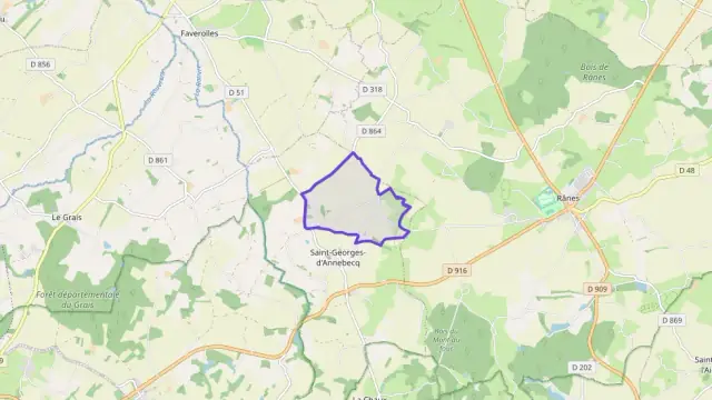 Maison 60 m² trois pièces à vendre à Saint-Georges-d`Annebecq