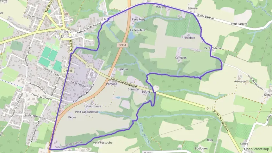 Maison 97 m² trois pièces à vendre à Villeneuve-de-Marsan
