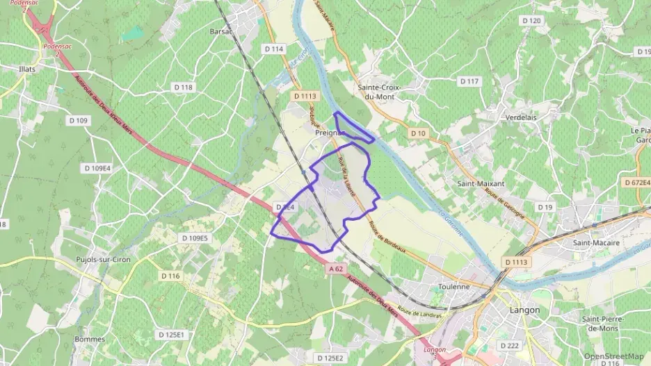 Maison 110 m² cinq pièces à vendre à Preignac