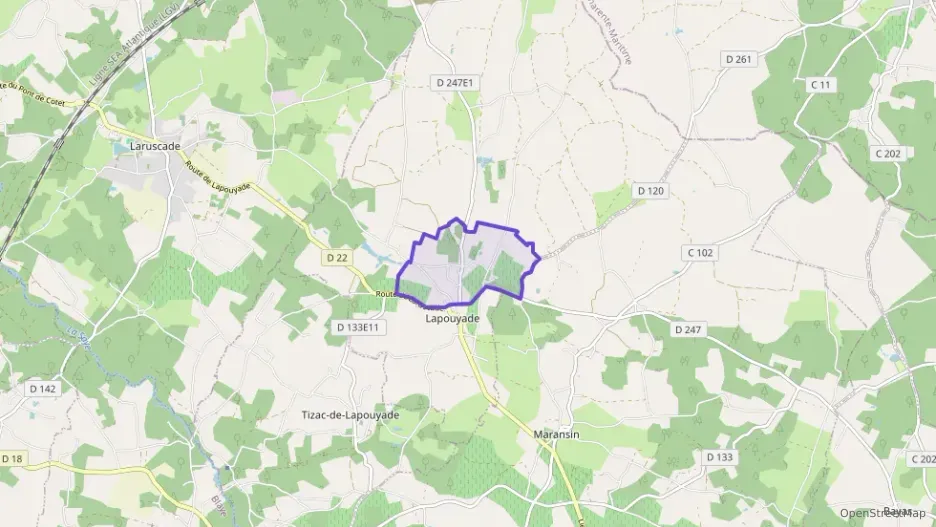 Maison 89 m² trois pièces à vendre à Lapouyade Maison 89 m² trois pièces à vendre à Lapouyade