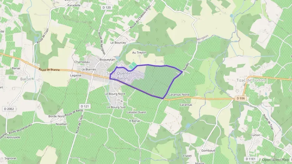 Maison 84 m² quatre pièces à vendre à Saint-Quentin-de-Baron