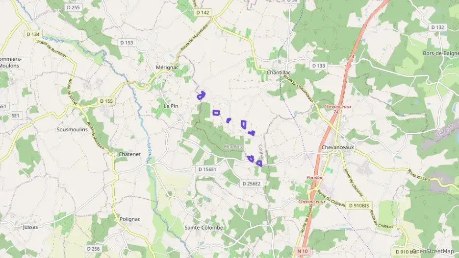 Maison 130 m² quatre pièces à vendre à Chantillac Maison 130 m² quatre pièces à vendre à Chantillac