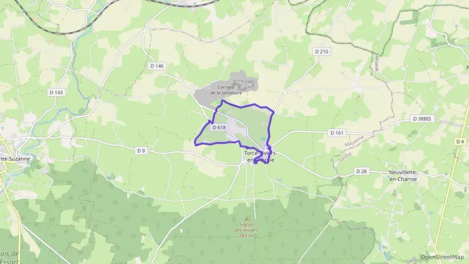 Maison 86 m² cinq pièces à vendre à Torcé-Viviers-en-Charnie