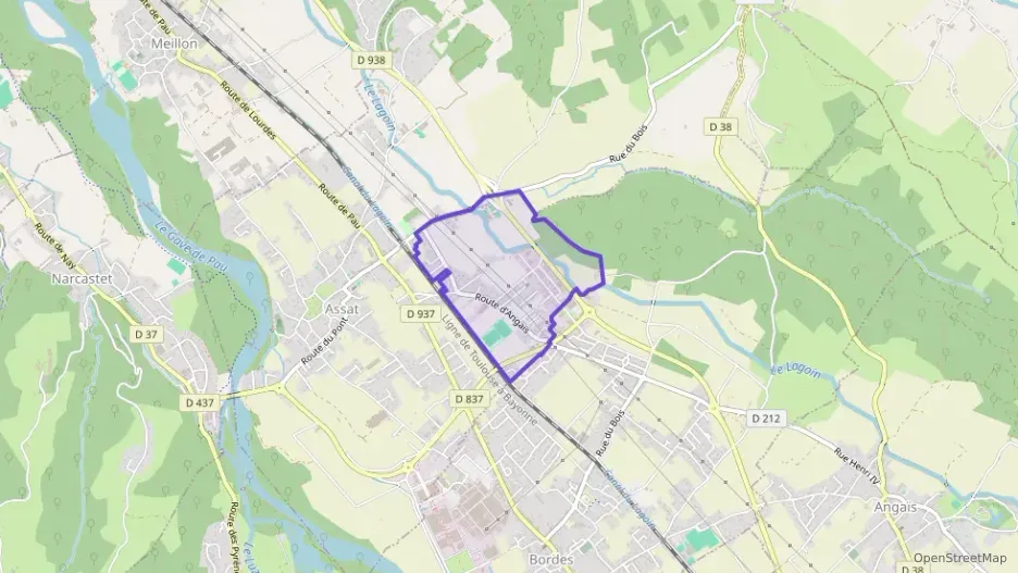 Maison 86 m² quatre pièces à vendre à Assat