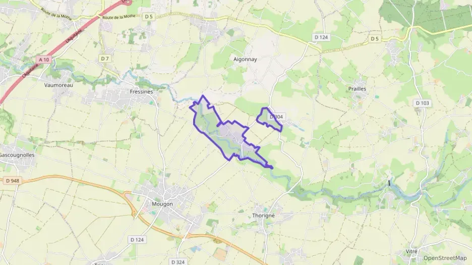 Maison 80 m² quatre pièces à vendre à Aigondigné Maison 80 m² quatre pièces à vendre à Aigondigné