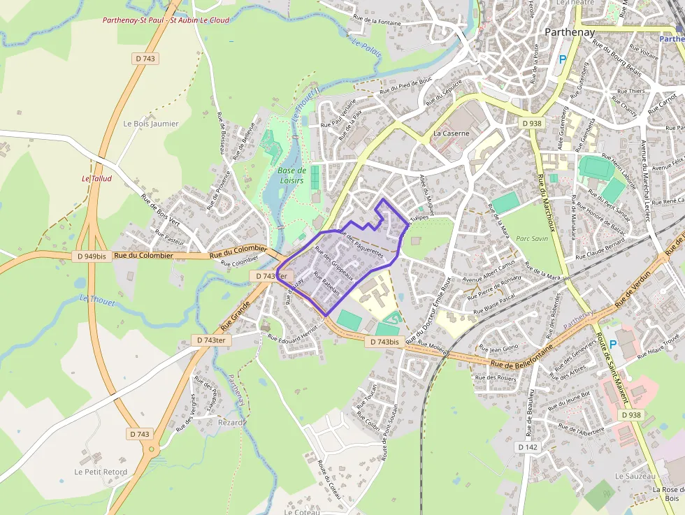 Maison 106 m² quatre pièces à vendre à Parthenay