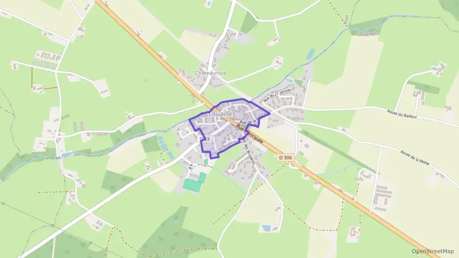 Maison 123 m² quatre pièces à vendre à Louailles Maison 123 m² quatre pièces à vendre à Louailles