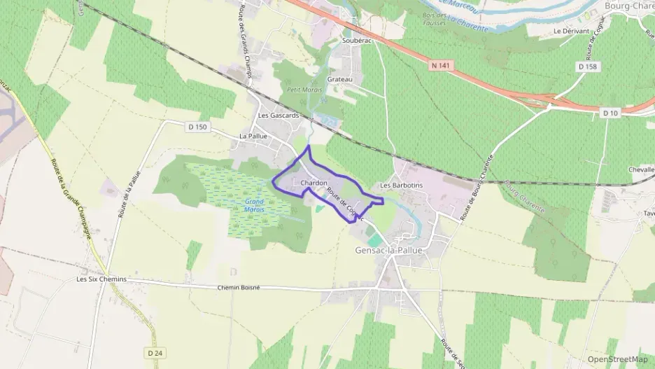 Maison 50 m² trois pièces à vendre à Gensac-la-Pallue
