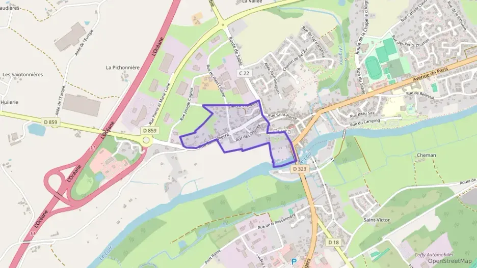 Maison 100 m² quatre pièces à vendre à Durtal