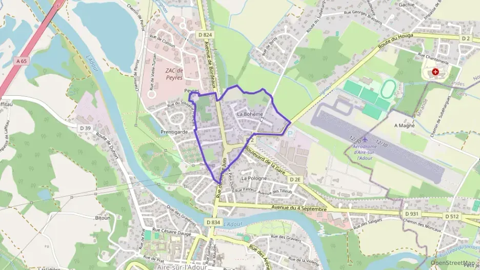 Maison 67 m² quatre pièces à vendre à Aire-sur-l`Adour