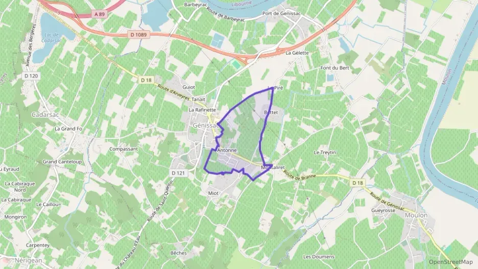 Maison 96 m² quatre pièces à vendre à Génissac