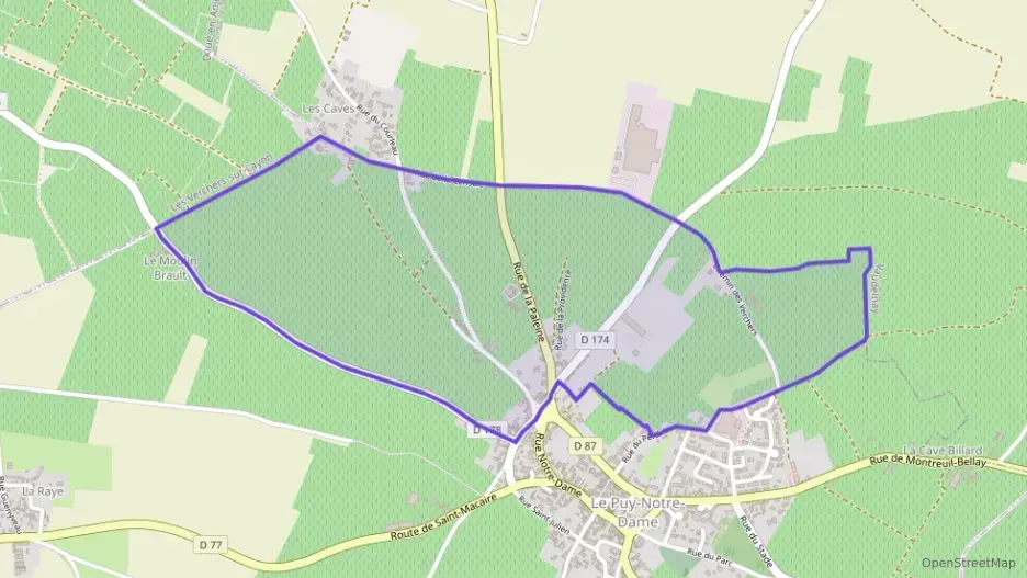 Maison 72 m² quatre pièces à vendre à Le Puy-Notre-Dame