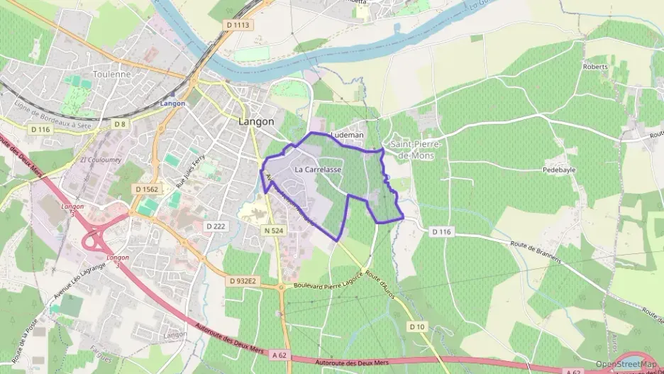 Maison 65 m² trois pièces à vendre à Langon