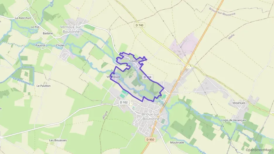 Maison 63 m² trois pièces à vendre à Brioux-sur-Boutonne Maison 63 m² trois pièces à vendre à Brioux-sur-Boutonne