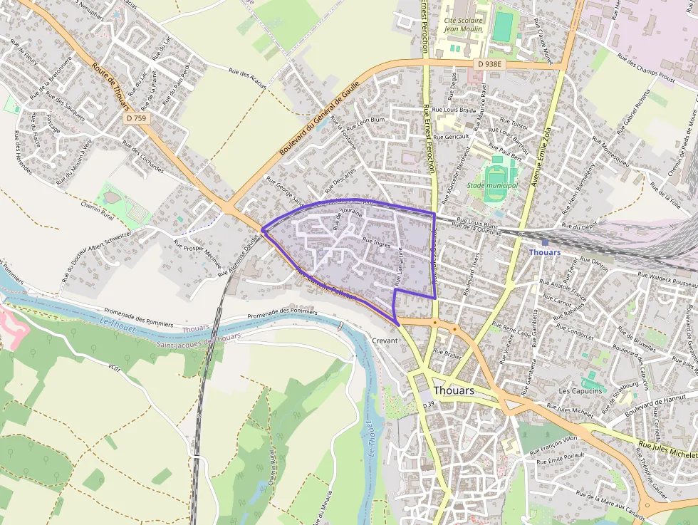 Maison 92 m² trois pièces à vendre à Thouars