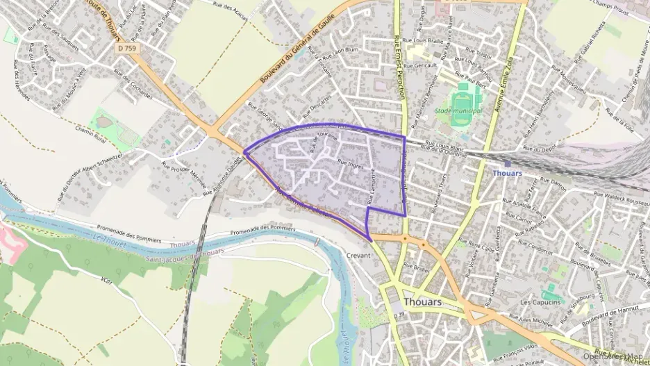 Maison 92 m² trois pièces à vendre à Thouars