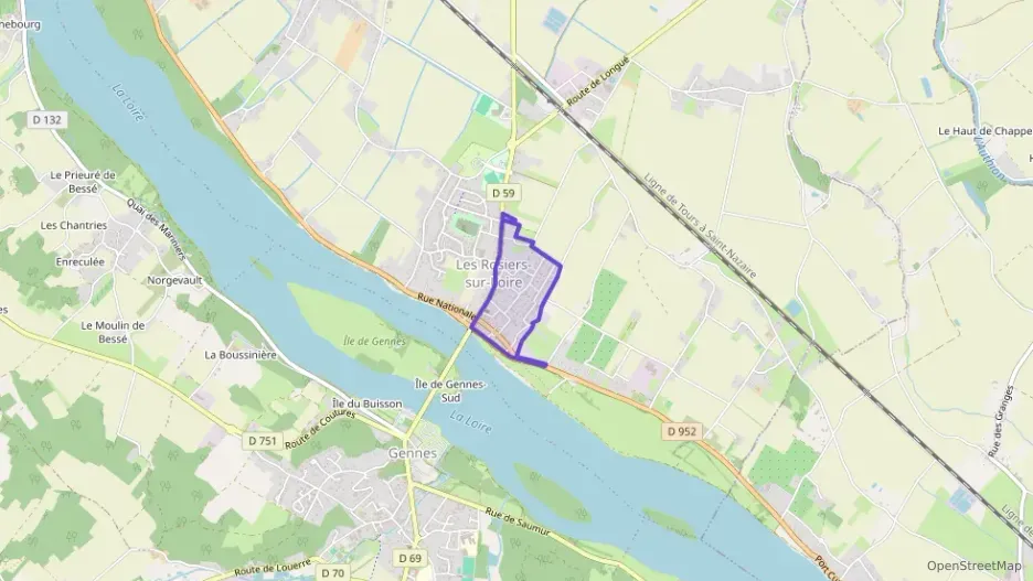 Maison 102 m² quatre pièces à vendre à Gennes-Val-de-Loire