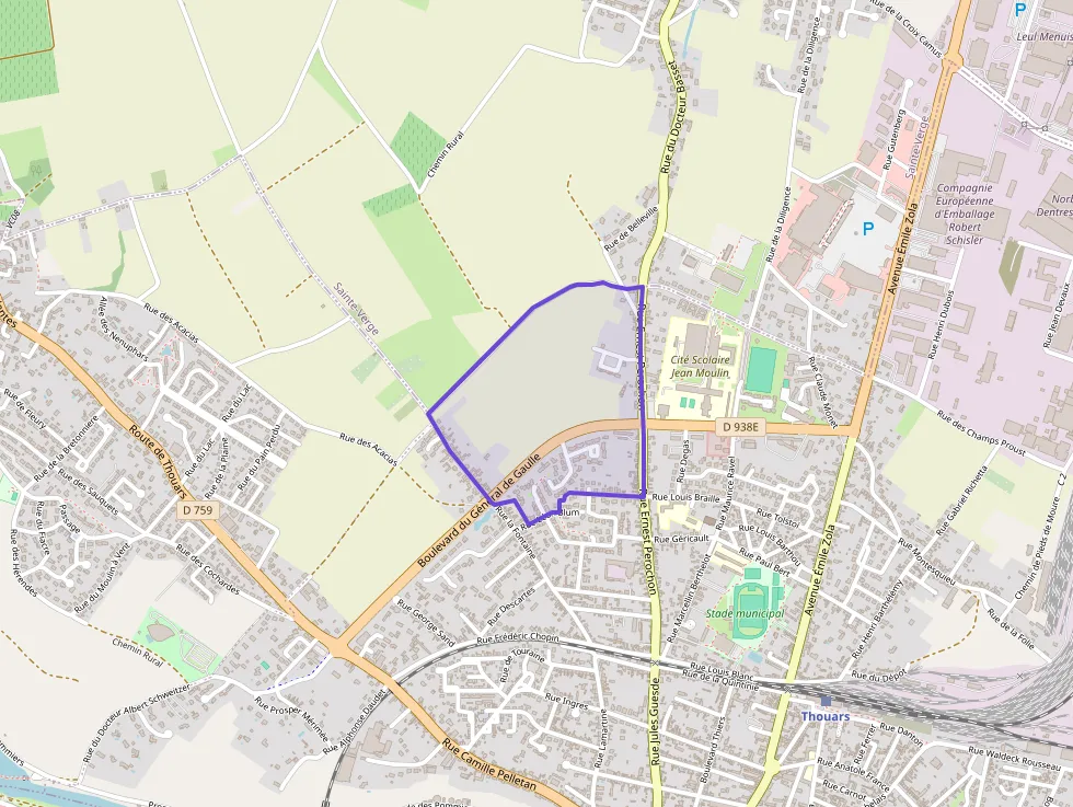 Maison 93 m² quatre pièces à vendre à Thouars