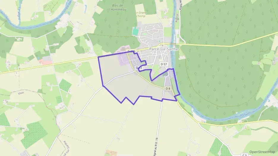 Maison 93 m² cinq pièces à vendre à Parcé-sur-Sarthe