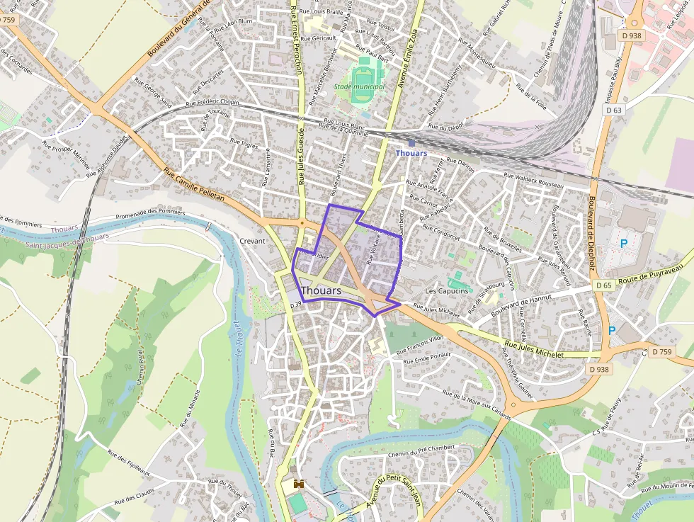 Maison 75 m² quatre pièces à vendre à Thouars