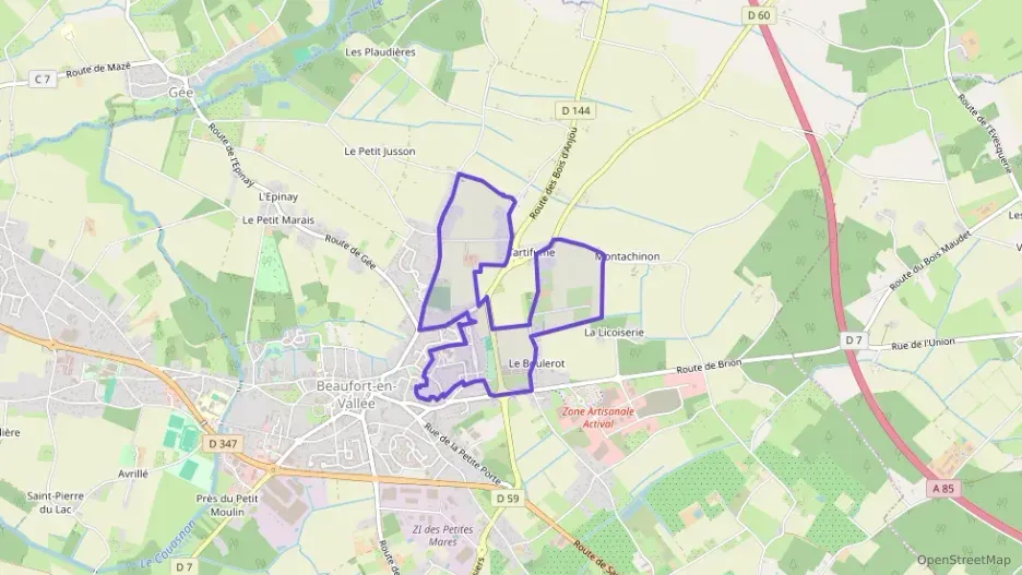 Maison 92 m² quatre pièces à vendre à Beaufort-en-Anjou