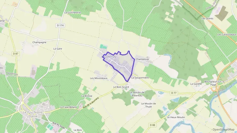 Maison 77 m² quatre pièces à vendre à Vaudelnay