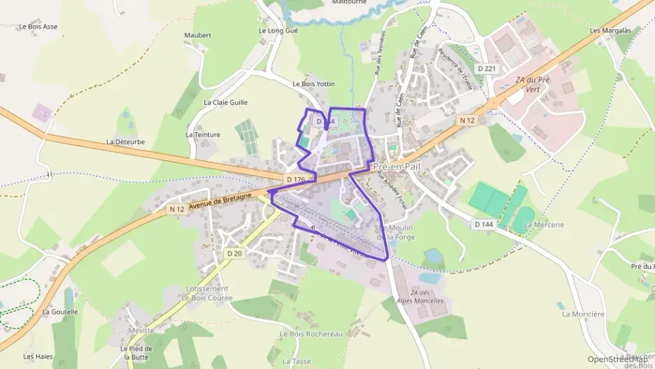 Maison 73 m² quatre pièces à vendre à Pré-en-Pail-Saint-Samson