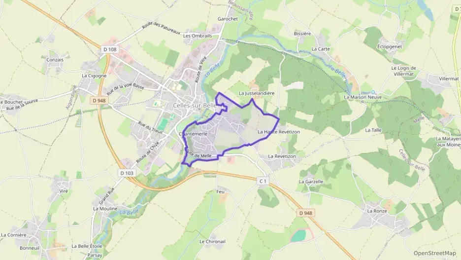 Maison 122 m² cinq pièces à vendre à Celles-sur-Belle