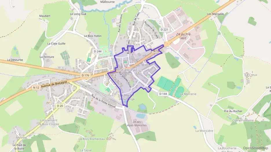 Maison 59 m² trois pièces à vendre à Pré-en-Pail-Saint-Samson