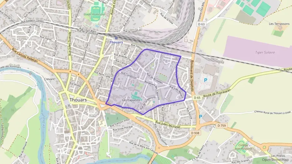 Maison 65 m² quatre pièces à vendre à Thouars Maison 65 m² quatre pièces à vendre à Thouars