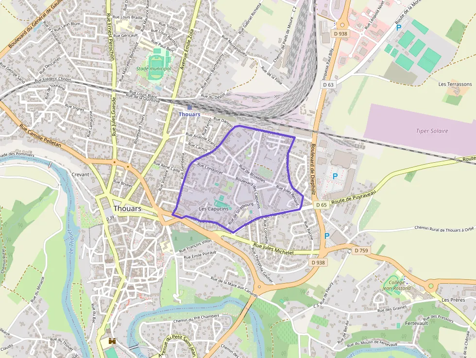 Maison 78 m² quatre pièces à vendre à Thouars