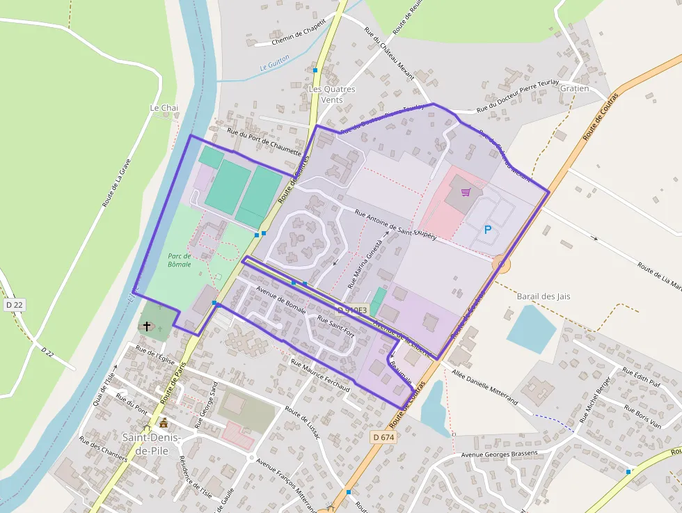 Maison 88 m² quatre pièces à vendre à Saint-Denis-de-Pile