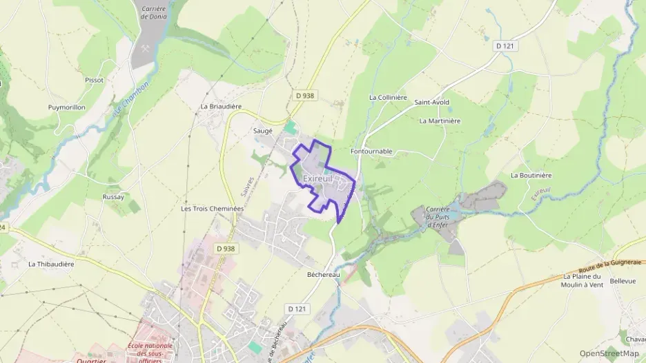 Maison 80 m² trois pièces à vendre à Exireuil