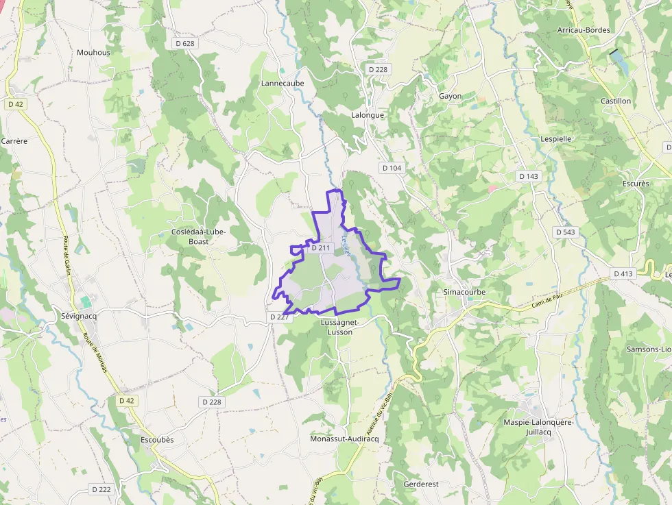 Maison 96 m² trois pièces à vendre à Lussagnet-Lusson