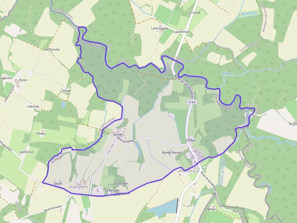 Maison 80 m² trois pièces à vendre à Montégut