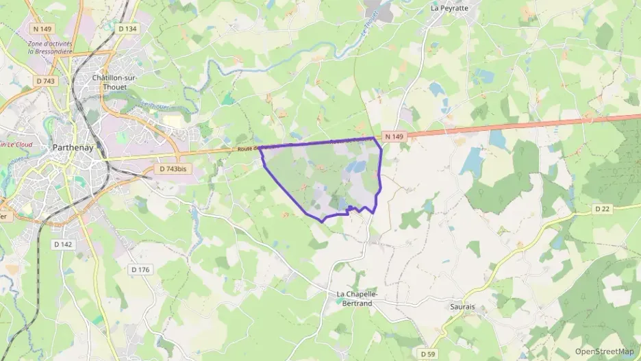 Maison 90 m² quatre pièces à vendre à La Peyratte