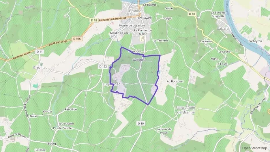 Maison 130 m² quatre pièces à vendre à Lugaignac Maison 130 m² quatre pièces à vendre à Lugaignac