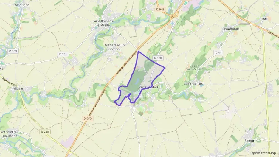 Maison 118 m² quatre pièces à vendre à Melle Maison 118 m² quatre pièces à vendre à Melle