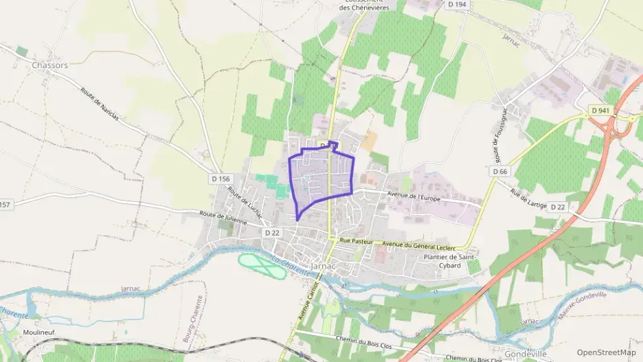 Maison 88 m² quatre pièces à vendre à Jarnac