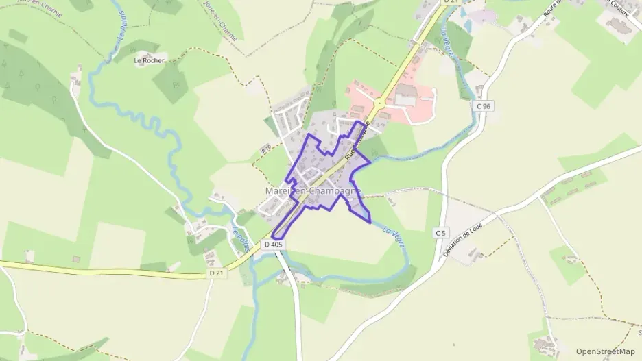 Maison 86 m² trois pièces à vendre à Mareil-en-Champagne