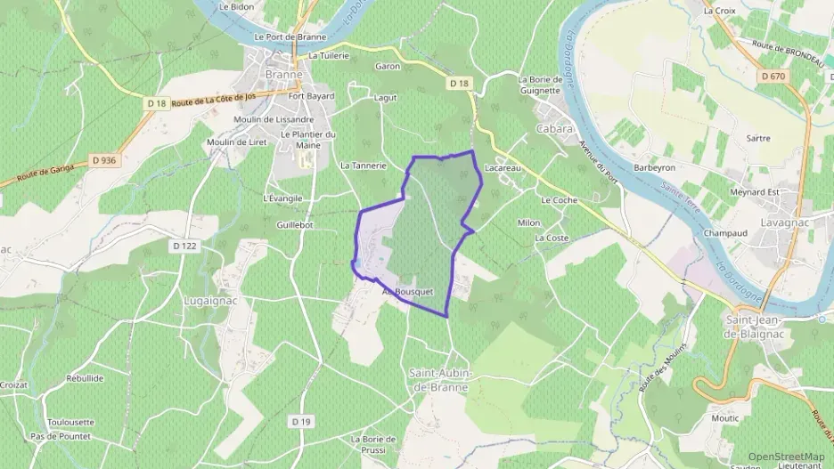 Maison 120 m² quatre pièces à vendre à Saint-Aubin-de-Branne