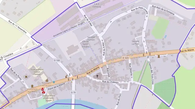 Maison 73 m² quatre pièces à vendre à Bazouges Cré sur Loir