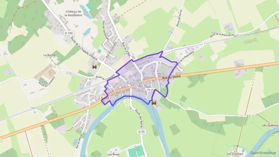 Maison 73 m² quatre pièces à vendre à Bazouges Cré sur Loir Maison 73 m² quatre pièces à vendre à Bazouges Cré sur Loir