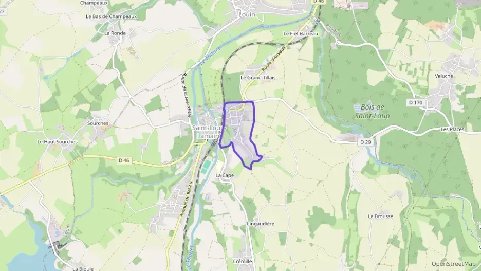 Maison 87 m² cinq pièces à vendre à Saint-Loup-Lamairé