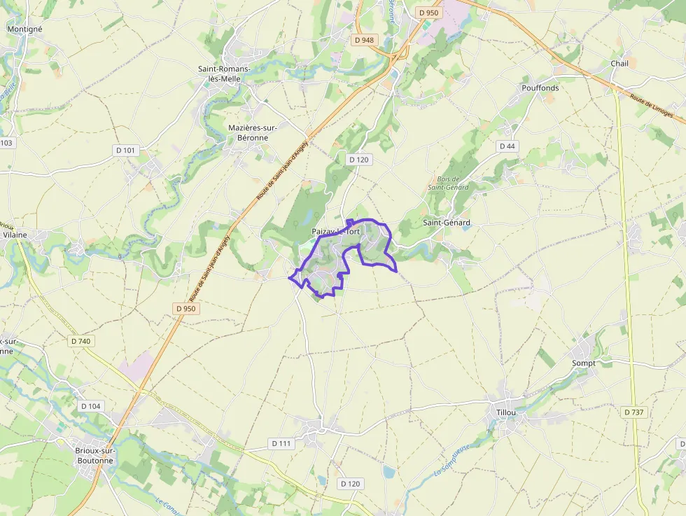 Maison 134 m² quatre pièces à vendre à Melle