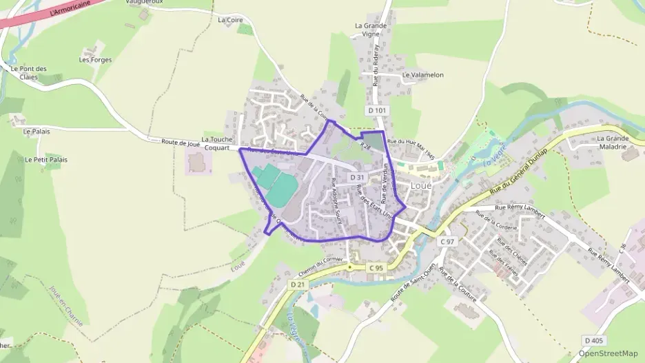 Maison 60 m² trois pièces à vendre à Loué