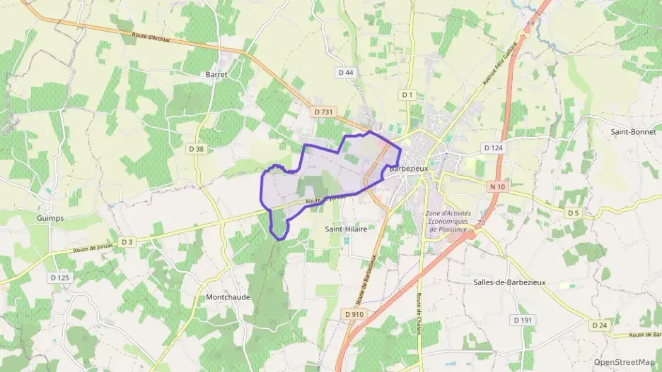 Maison 95 m² quatre pièces à vendre à Barbezieux-Saint-Hilaire