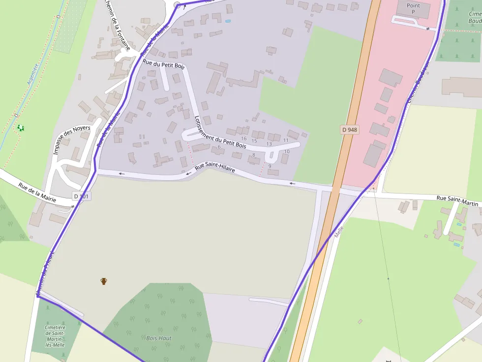 Maison 75 m² quatre pièces à vendre à Melle